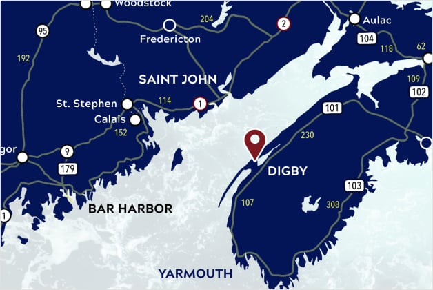 Digby Map