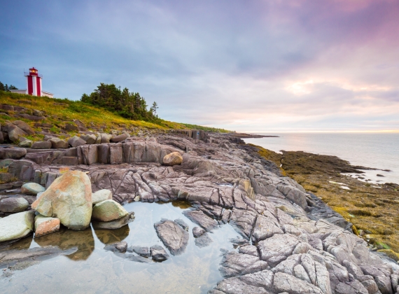 The lighthouse at Point Prim