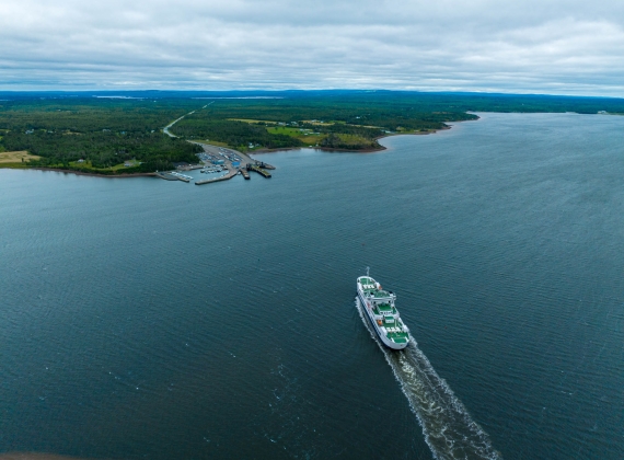 MV Confederation Ship Sailing