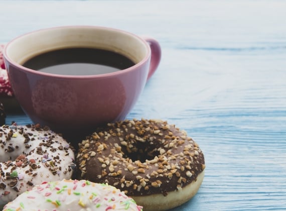 Coffee and donuts