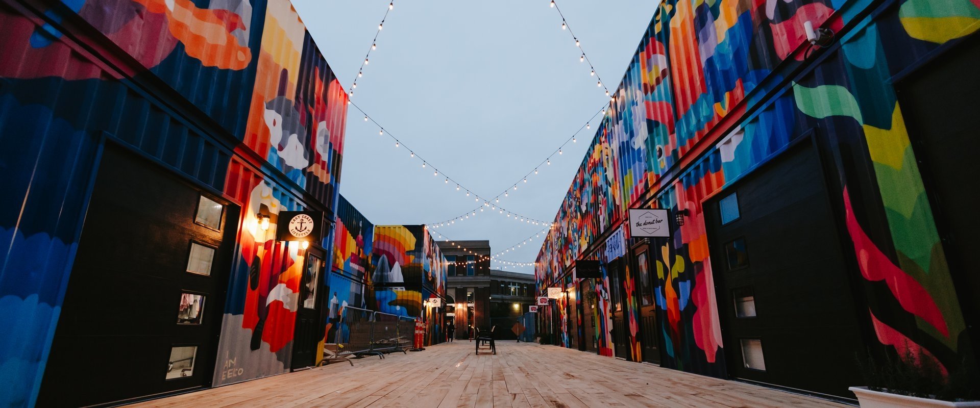 Waterfront Container Village in Saint John