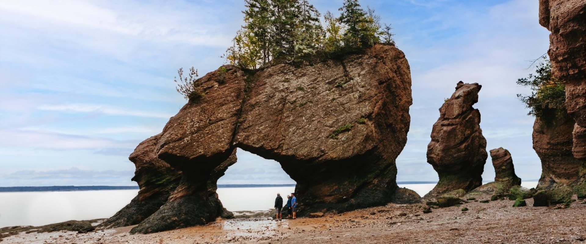 Hopewell Rocks in New Brunswick