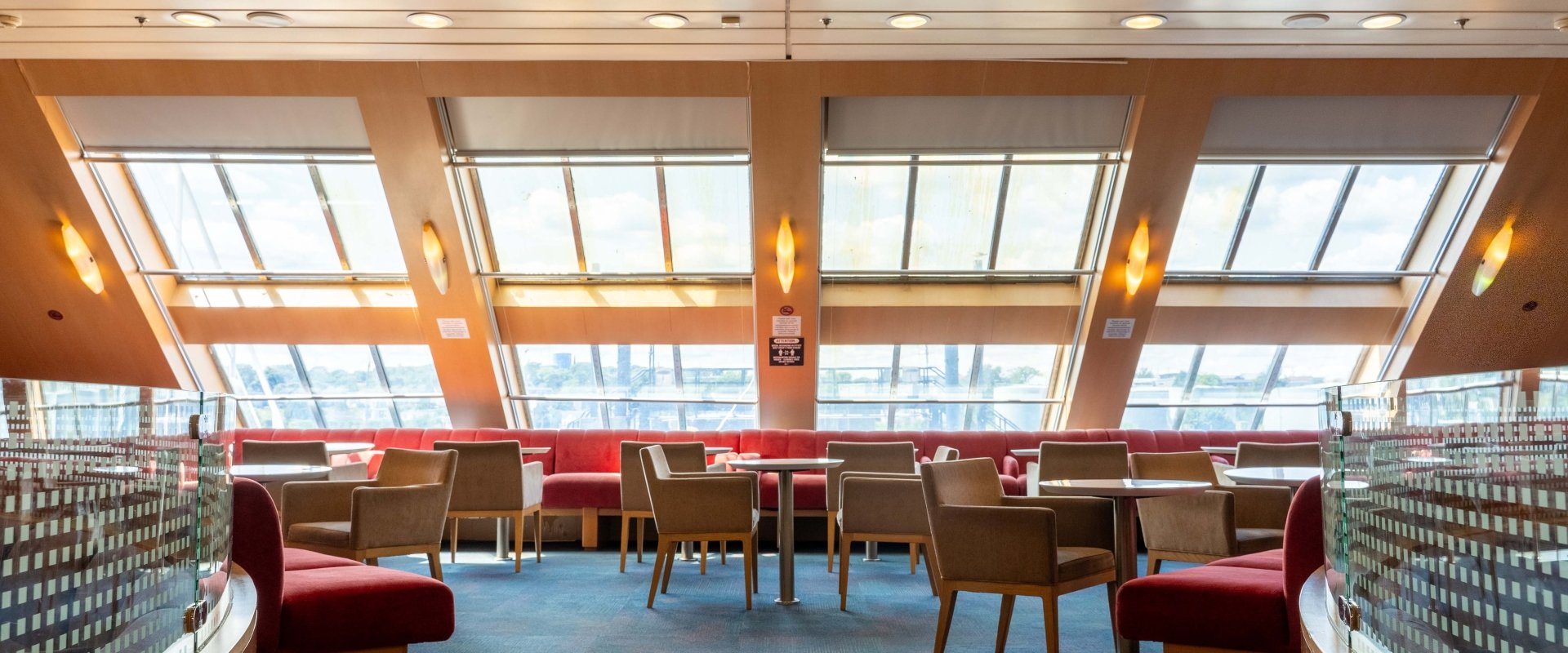 Seating area on board MV Fundy Rose